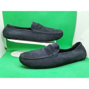 Mercanti Fiorentini 12016 Blue Suede Driving Loafers Men's 11.5 M Penny Moccasin